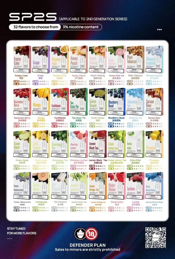 SP2思博瑞煙彈，3顆裝，通用一代主機